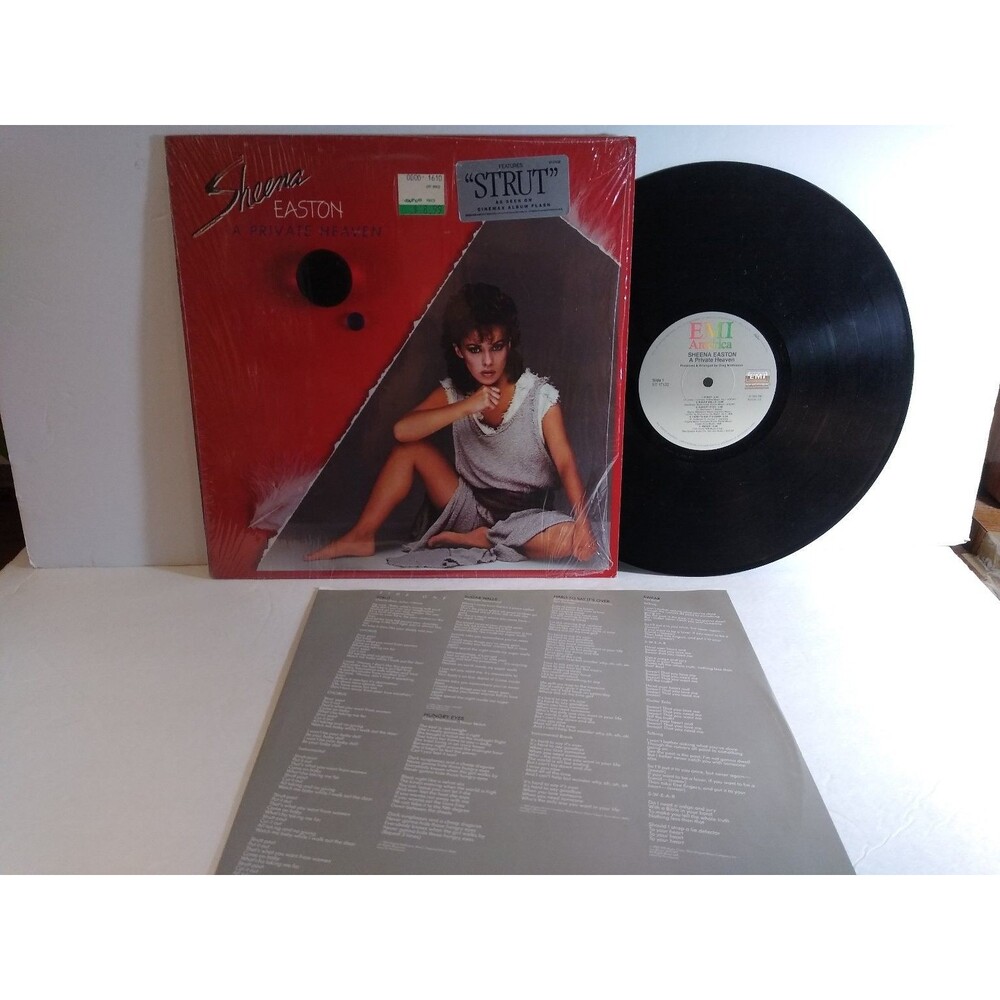 Sheena Easton – A Private Heaven LP Record 1984 EMI America Pop 33 RPM Hype